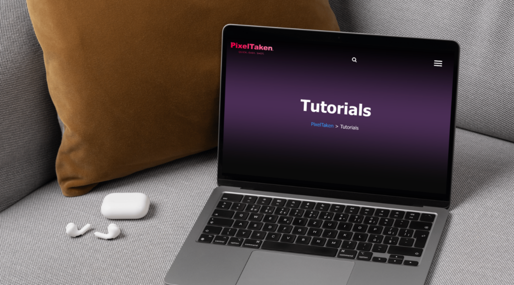 the screenshot tool PixelTaken is opened on the laptop screenshot tool PixelTaken is opened on the laptop