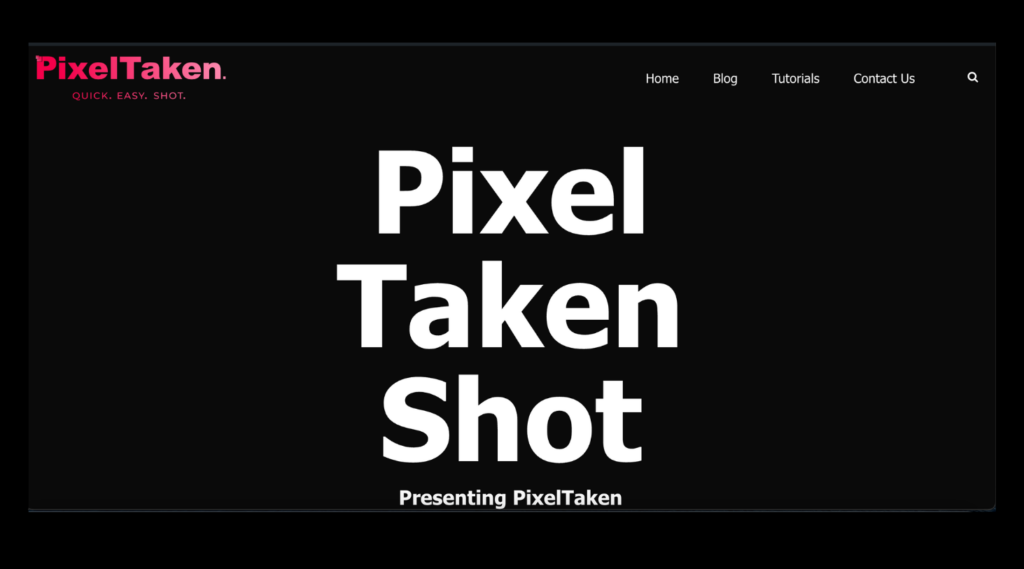 PixelTaken tool for taking Windows screenshots