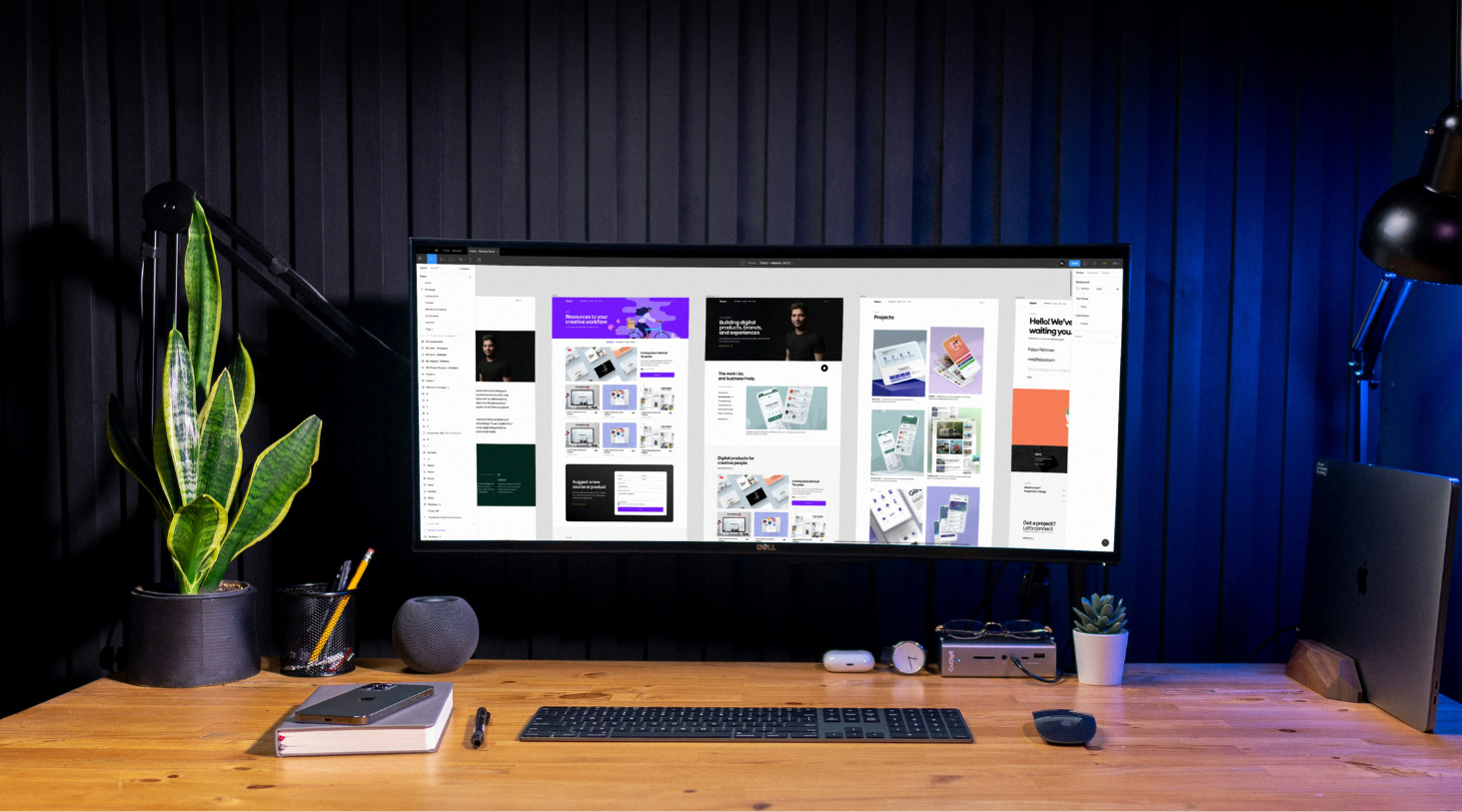 designer's workplace